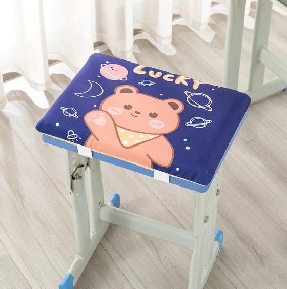 Student & Dorm Seat Cushion - Comfortable, Dual-Use Square Stool Cushion for All Seasons