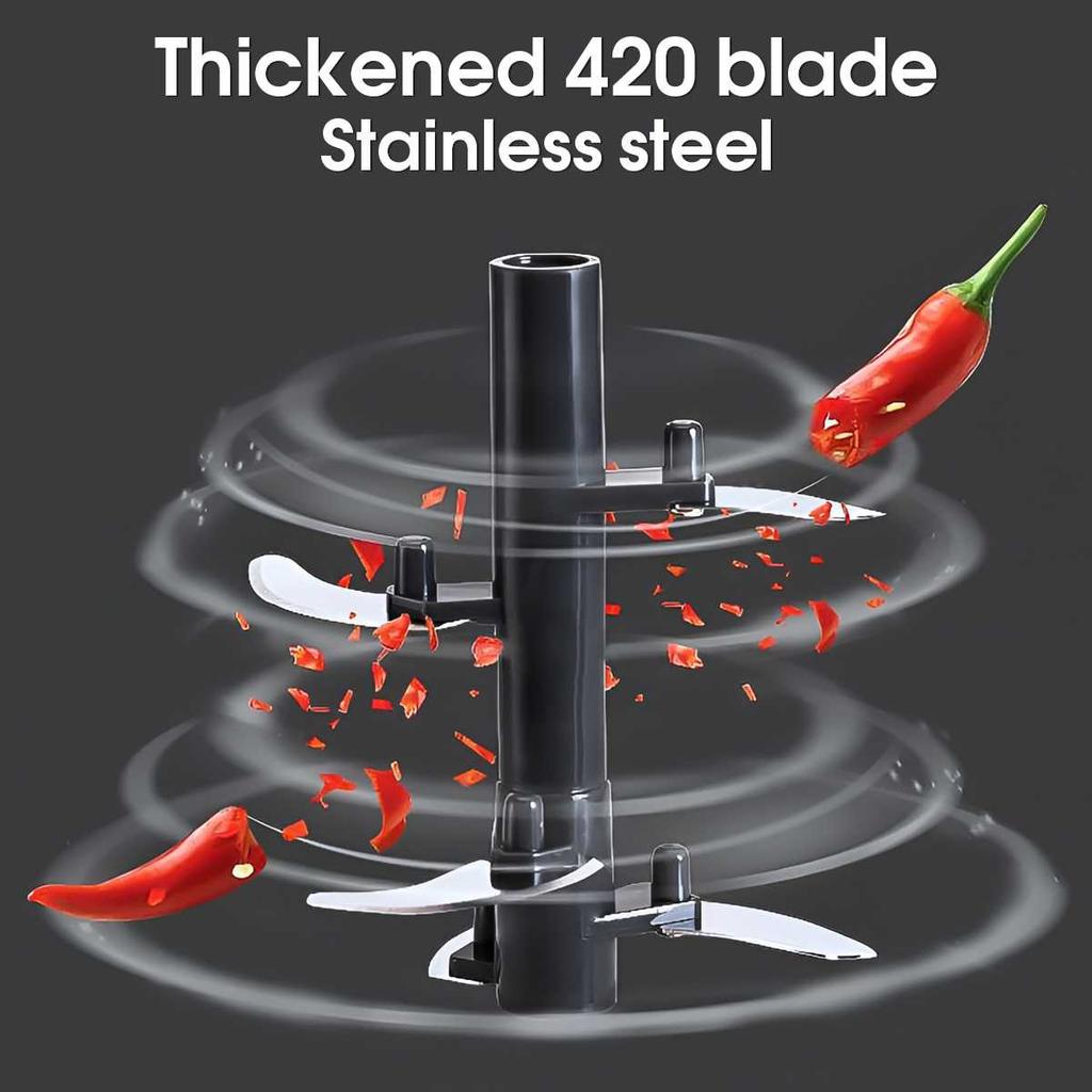 1000ml Extra Large Hand Pull Garlic Grinder Seasoning Vegetable Chopper Kitchen, Meat Chopper, Kitchen Utensils