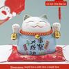 Creative Japanese Fortune Cat Ceramic Piggy Bank - Lucky Gift for Store Openings
