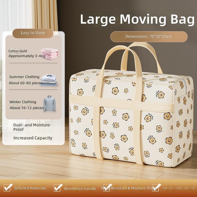 Large Capacity Waterproof Moving Storage Bag For Clothes Bedding Dorm Organization Moisture Proof Laundry Sorting Travel