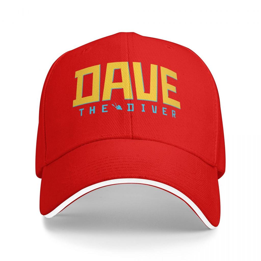 Baseballkappen Dave The Diver Logo Personalisierbar Damen Herren Sport Sommerkappen