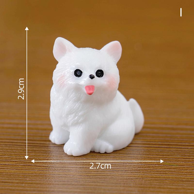 Мини-статуэтка собаки из смолы — фото 10