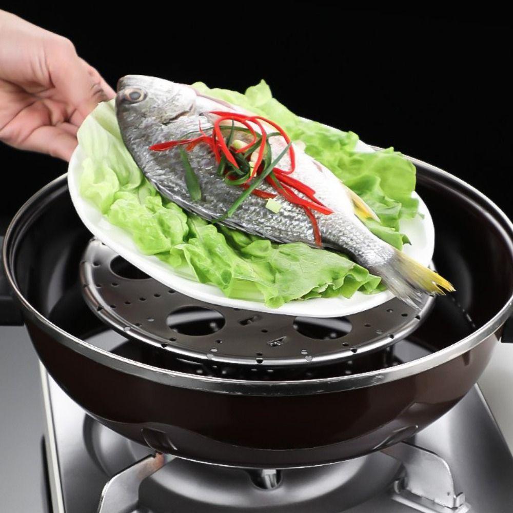 Adjusted Height Foldable Egg Steamer 304 Stainless Steel Steaming Tray Egg Steaming Rack  Fish
