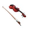 Wooden Violin Bow Case Bridge Kit Comfortable Hand Feel Stable Wood Violin for Beginner
