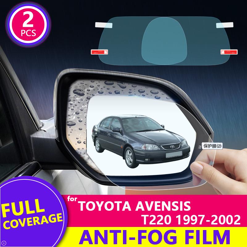 

Полная обложка антизапотевающая пленка от дождя для Toyota Avensis T220 T22 1997 ~ 2002 Автомобильное зеркало заднего вида Аксессуары для защитной пленки