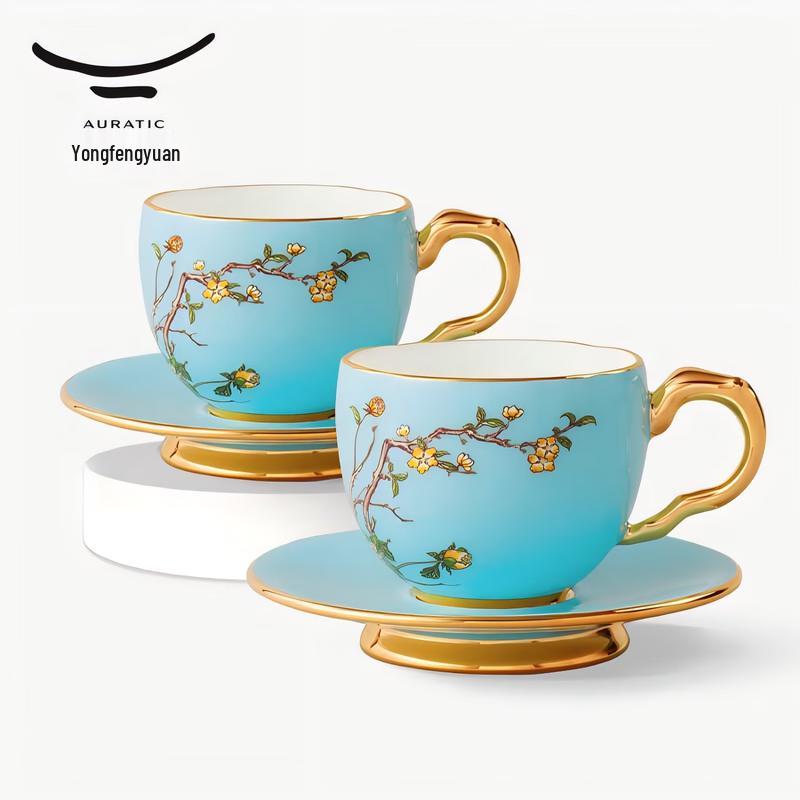 Yongfengyuan Furen Ci West Lake Blue Mug Set