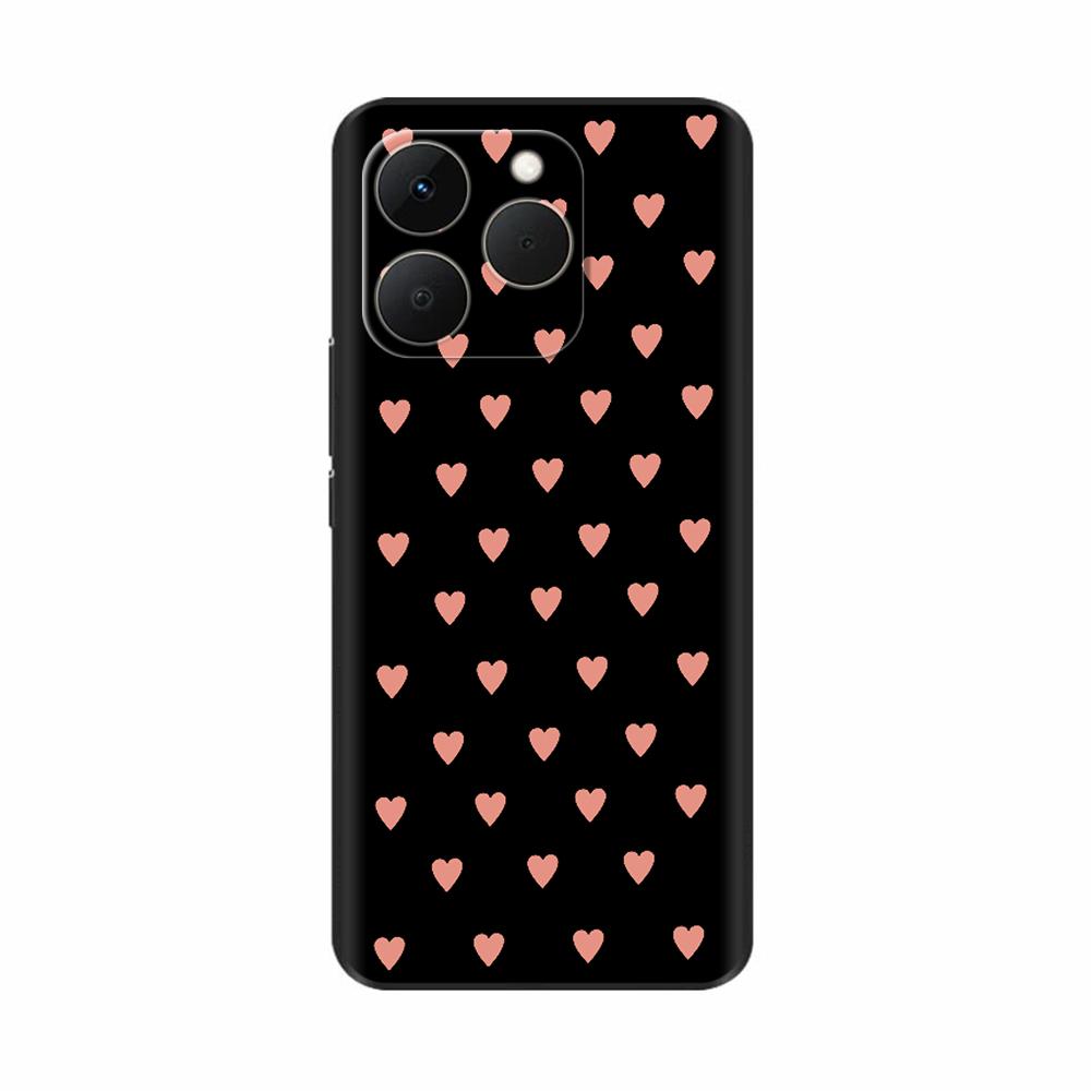 Shockproof Case For Realme 15T 5G Case Luxury Painted Black TPU Silicone Soft Bumper Funda for Realme 15T Phone Cases Back Cover