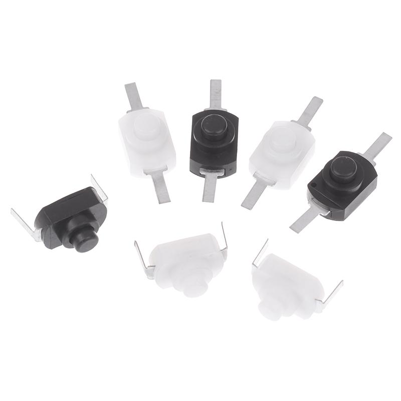 1208Yd 1288Bm Mini Druckschalter Selbstverriegelnder Schalter Rastender Ein/Aus-Schalter Mikroschalter für Elektrische Taschenlampe