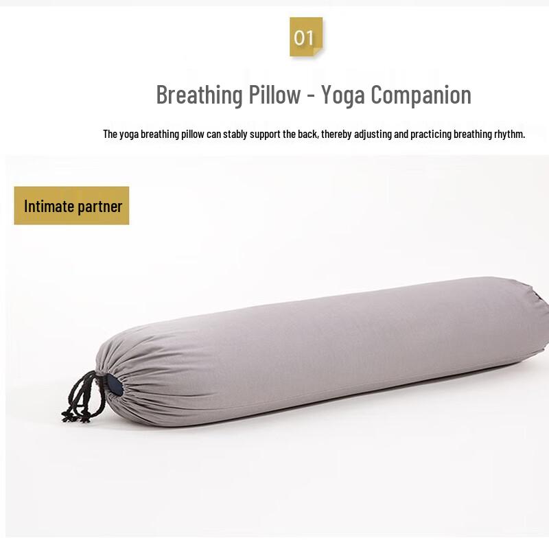 Natural Cotton Yoga Bolster Cushion