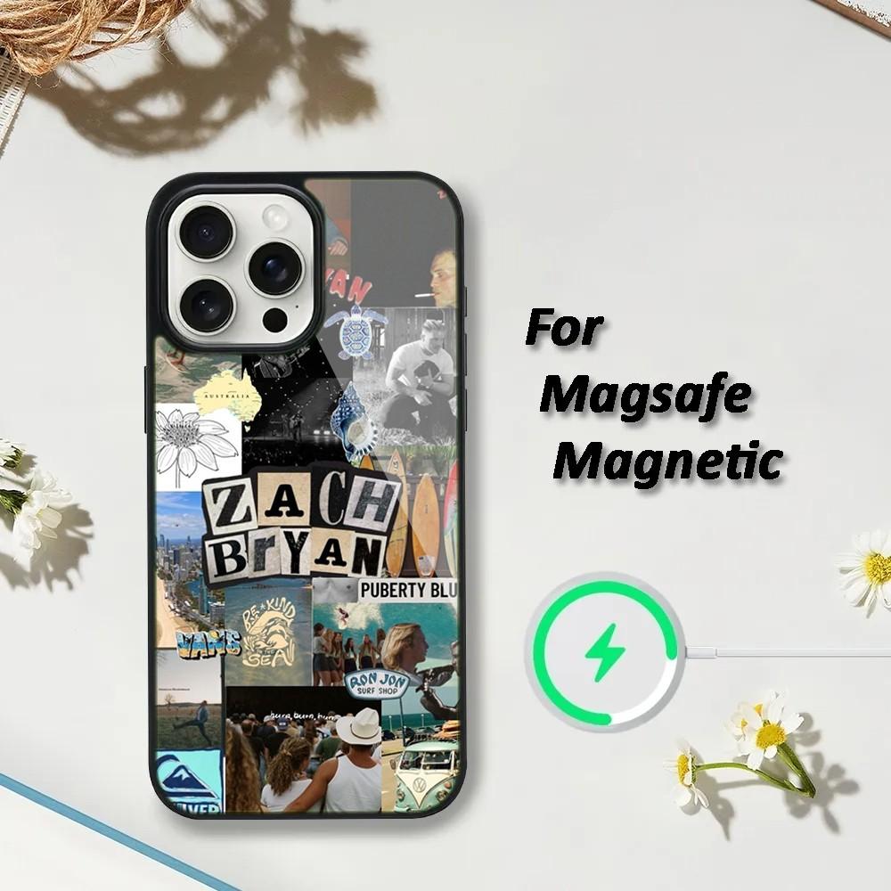 

Z-Zach B-Bryan Countryside Singer Phone Case For iPhone 16,15,14,13,12,11,Plus,Pro,Max,Mini Magsafe Magnetic Wireless Charging iPhone14