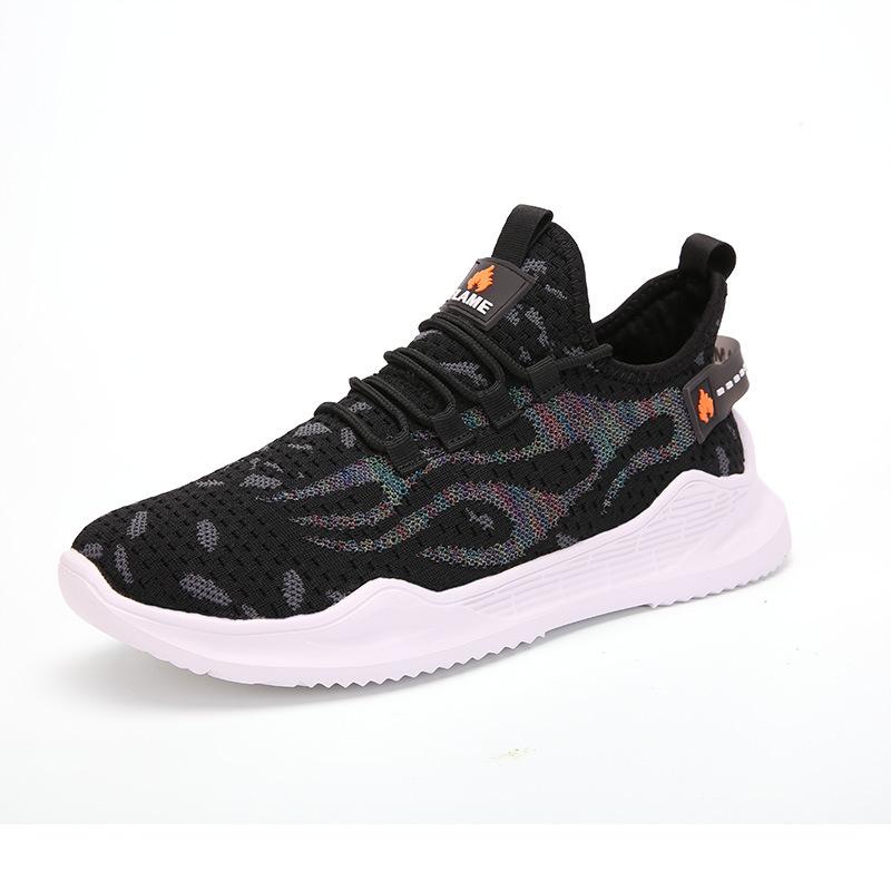 

Coconut shoes 2021 autumn new men s shoes popcorn fly-woven sports and leisure shoes breathable men s shoes student running shoes 44