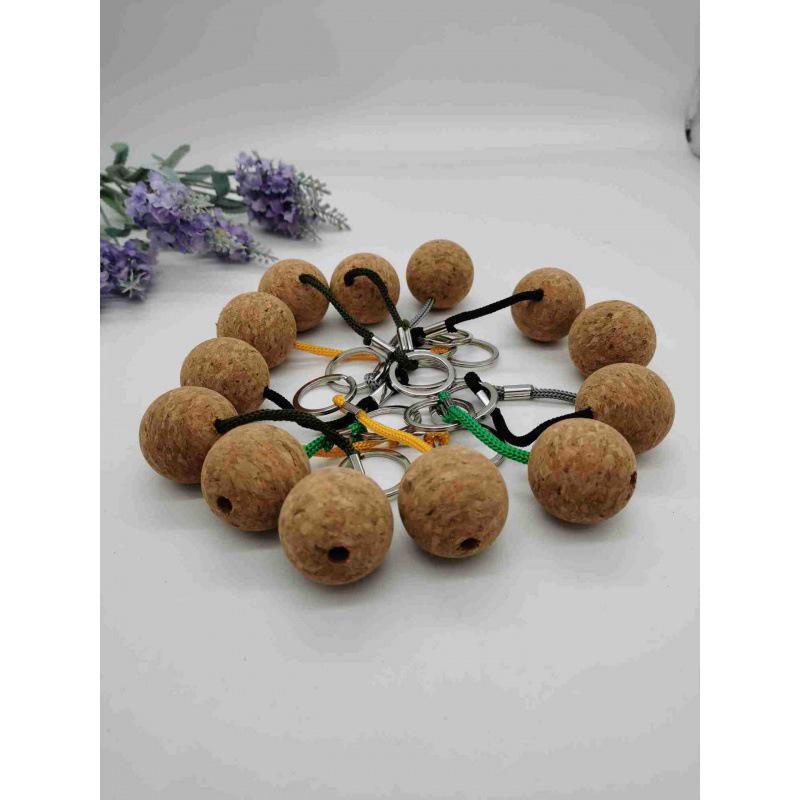 

Набор брелок-пробка из пробки, подставка и манжета для чашки 53MM Black