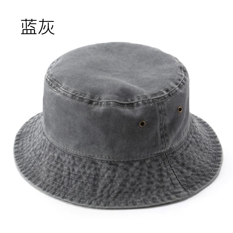 Bucket Hat Cotton Washed Denim Basin Hat Sun Protection Sunshade Sports Leisure Versatile Couple Sun Hat