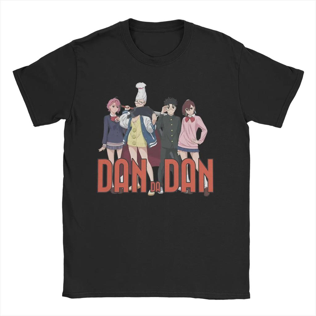 Men Women T-Shirts Aira Okarun Jiji Dandadan Manga Humorous Cotton Tee Shirt Short Sleeve T Shirt Crew Neck Clothing Gift Tops