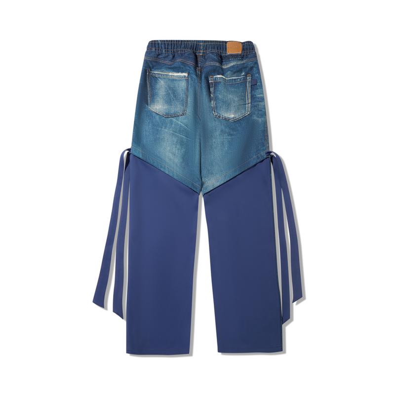 Li Ning ADSB Kolaborace Volné Ležérní Dlouhé Kalhoty Dámské spodky AKXV408-1