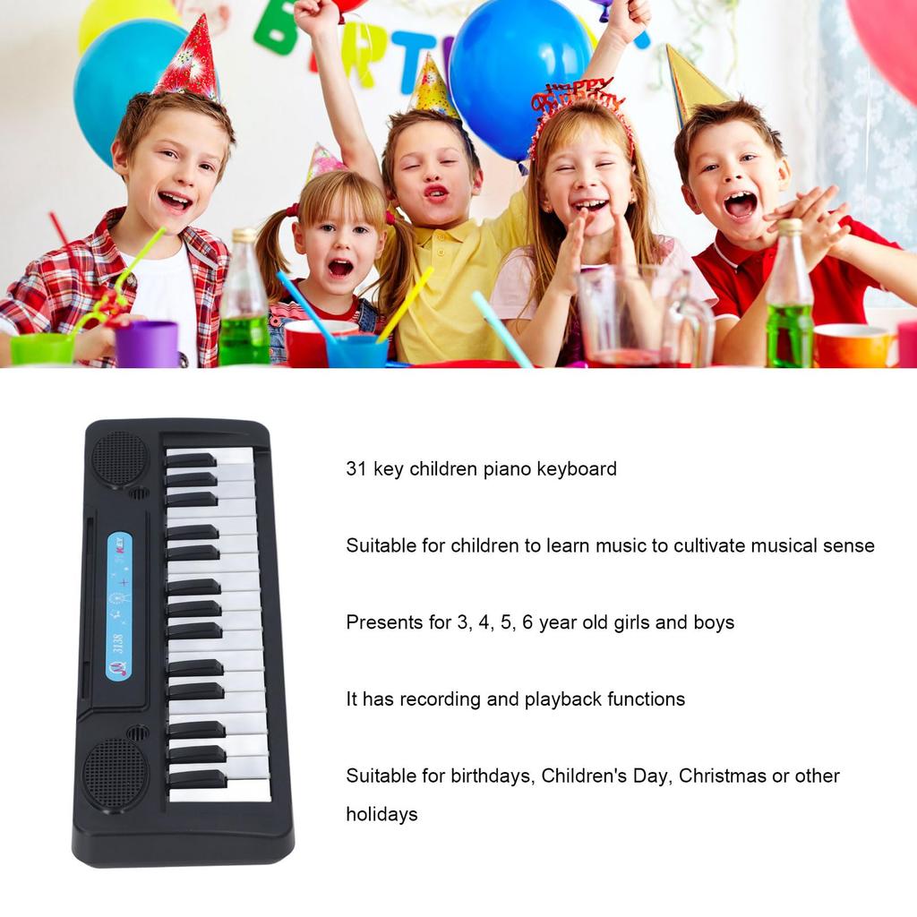 31 Keys Kids Piano Keyboard Electronic Keyboard Mini Keyboard Mini Keyboard 31 Key Piano Keyboard Portable Electronic Keyboard Micro Electronic Piano