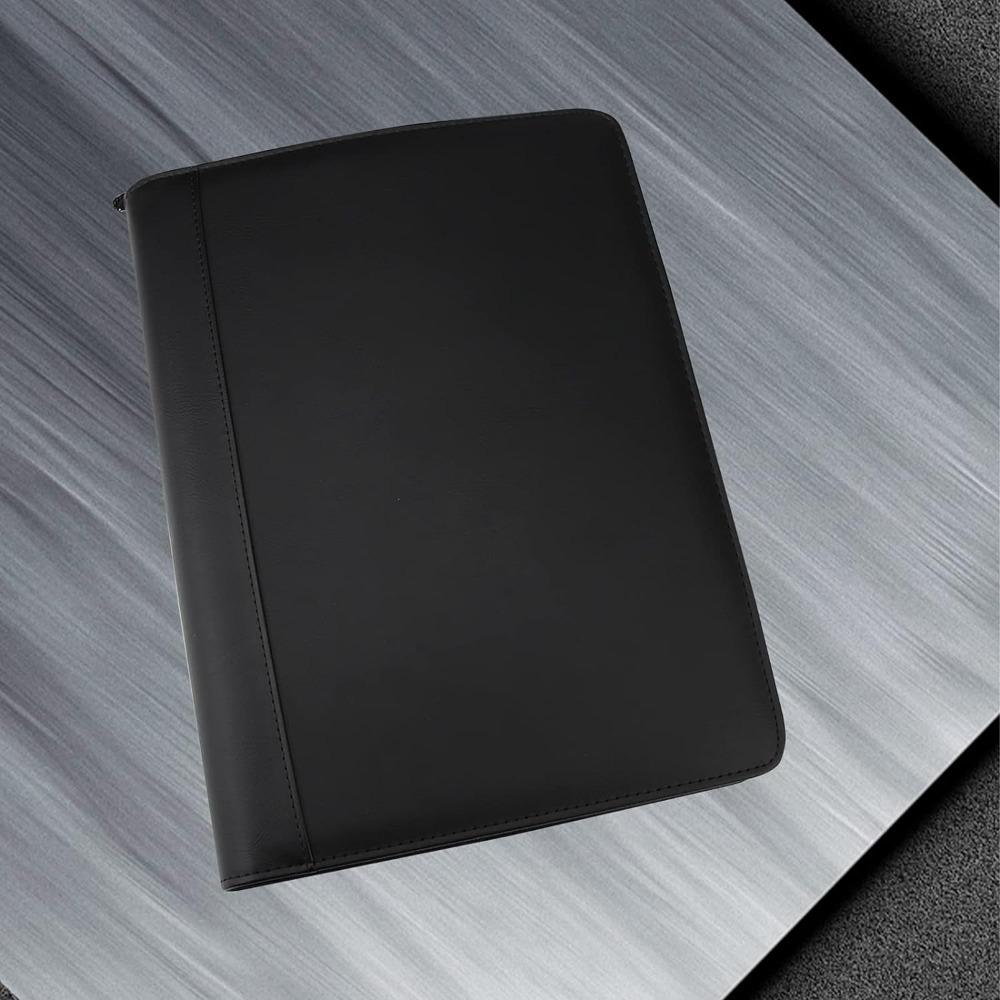 Refillable File Folder with Zipper Document Holder Office Supplies A4 Document Binder Organizer