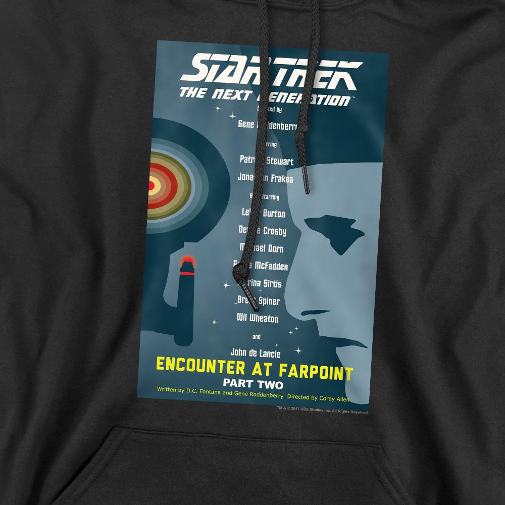 STAR TREK Mens The Next Generation Season 1 Episode 2 Hoodie