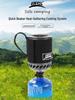 BRS-61 Quick Boil 0.5L Heat-Collecting Stove Pot for Solo Outdoor Use