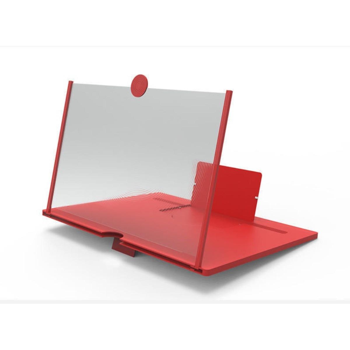 

10-12 Inch Smartphone Screen Magnifier, HD Fresnel Lens Portable Movie Viewer with Stand, 3D Theater Experience for iPhone Android Phones 10in