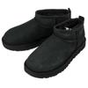 UGG Australia Sheepskin Ultra Short Boots CLASSIC ULTRA MINI [UGGL1116109] Black / Size 7 [Parallel Import]