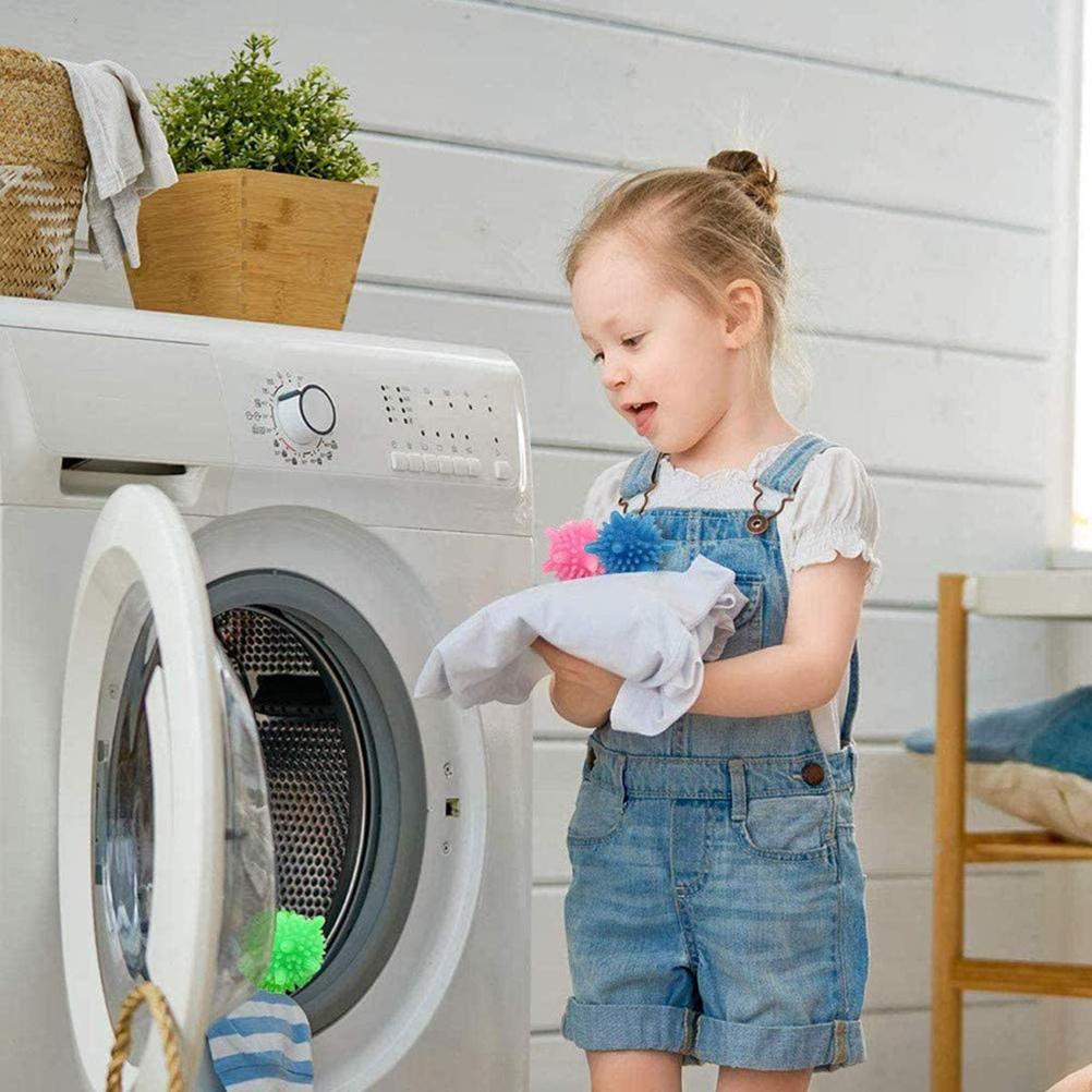 15PCS Laundry Ball Reusable Eco Friendly Washer Balls Colorful Laundry Scrubbing Balls for Washing Machine Random Color