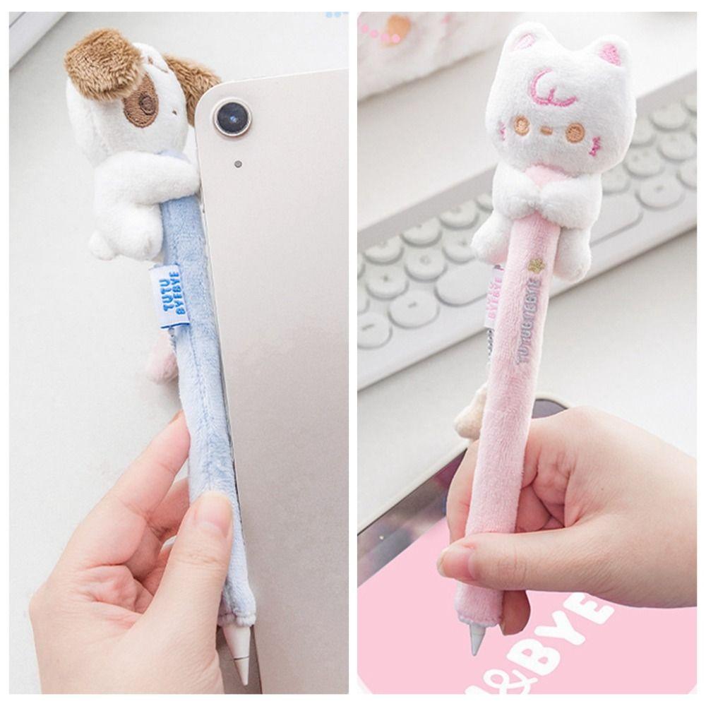 Dog Tablets Pen Protective Case Plush Plush Pencil Sleeve  Tablet Touch Pencil
