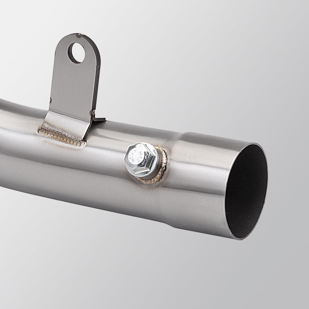ZX6R Motorcycles: Stainless Steel Front & Mid-Section Exhaust Pipe for Mid-Section Connection To Original Exhaust.