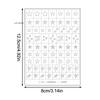 Nail Art Hollow Out Sticker, Star, Butterfly, Love, Adhesive Template, Stamp Stickers, Decoration Sticker, Nail Charm