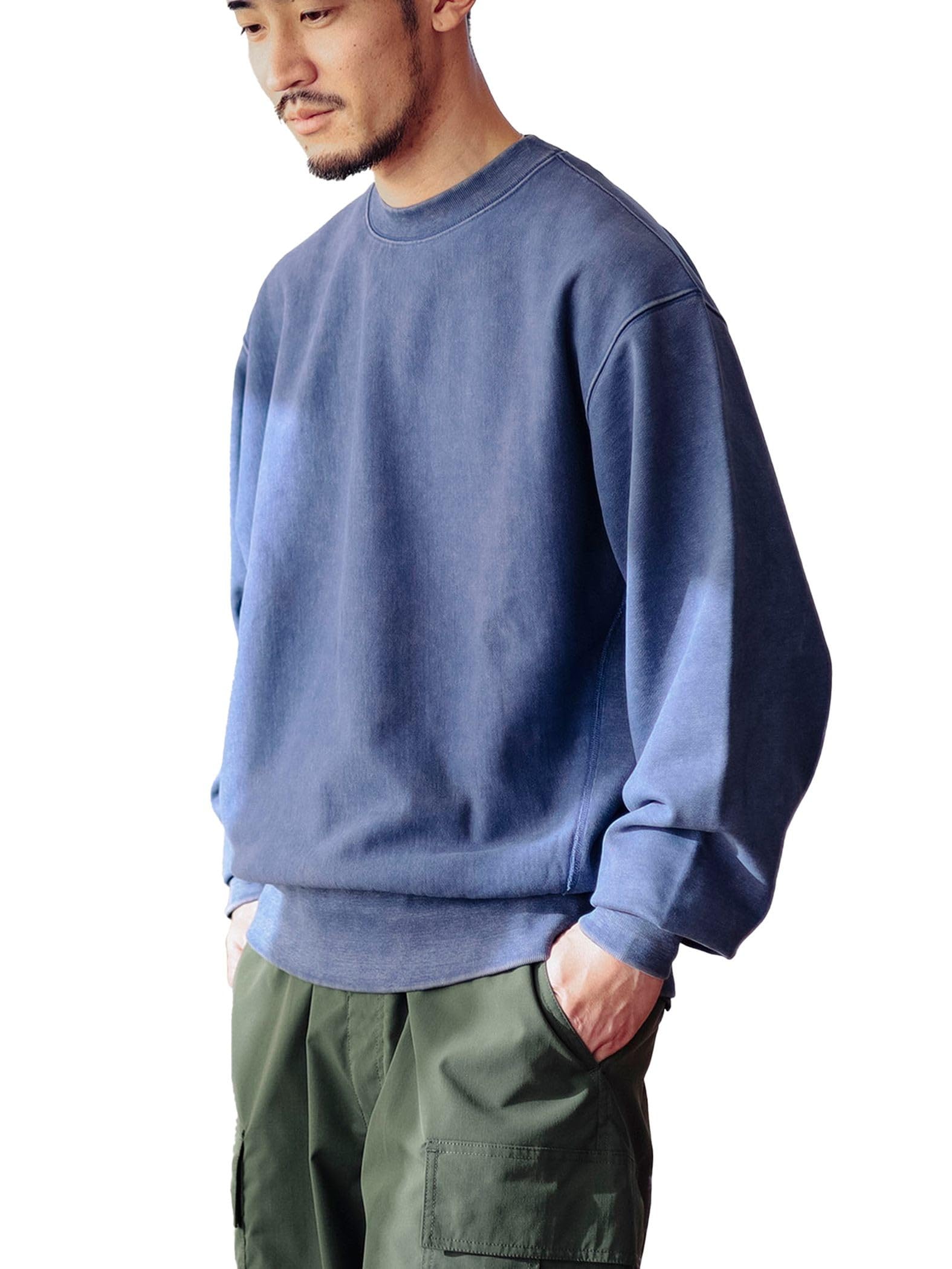 

B:MING LIFE STORE by BEAMS Sweatshirt [Special Order] Healthknit Rocker Weight Crew Neck Sweatshirt, Men s, Navy, S_92130461647