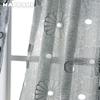 1 Stück NAPEARL Eleganter Blumen Jacquard Tüllvorhang für Schlafzimmer Wohnzimmer Fenster Heimdekoration