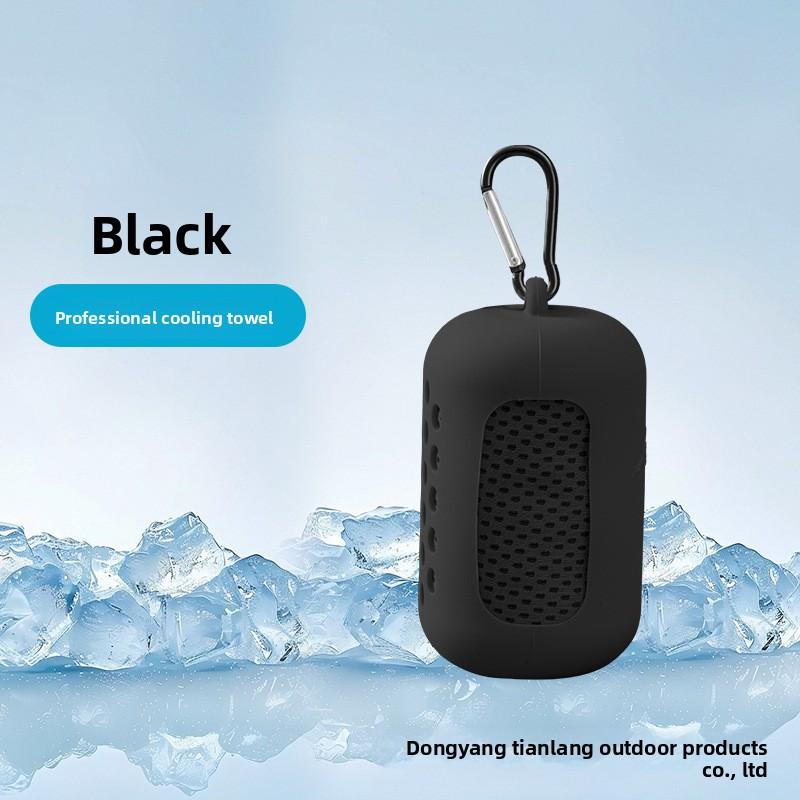 Cold Sports Towel Outdoor Fitness Cold Towel Sweat Cooling Silicone Cover Towel Mountaineering Bag Towel 1PC