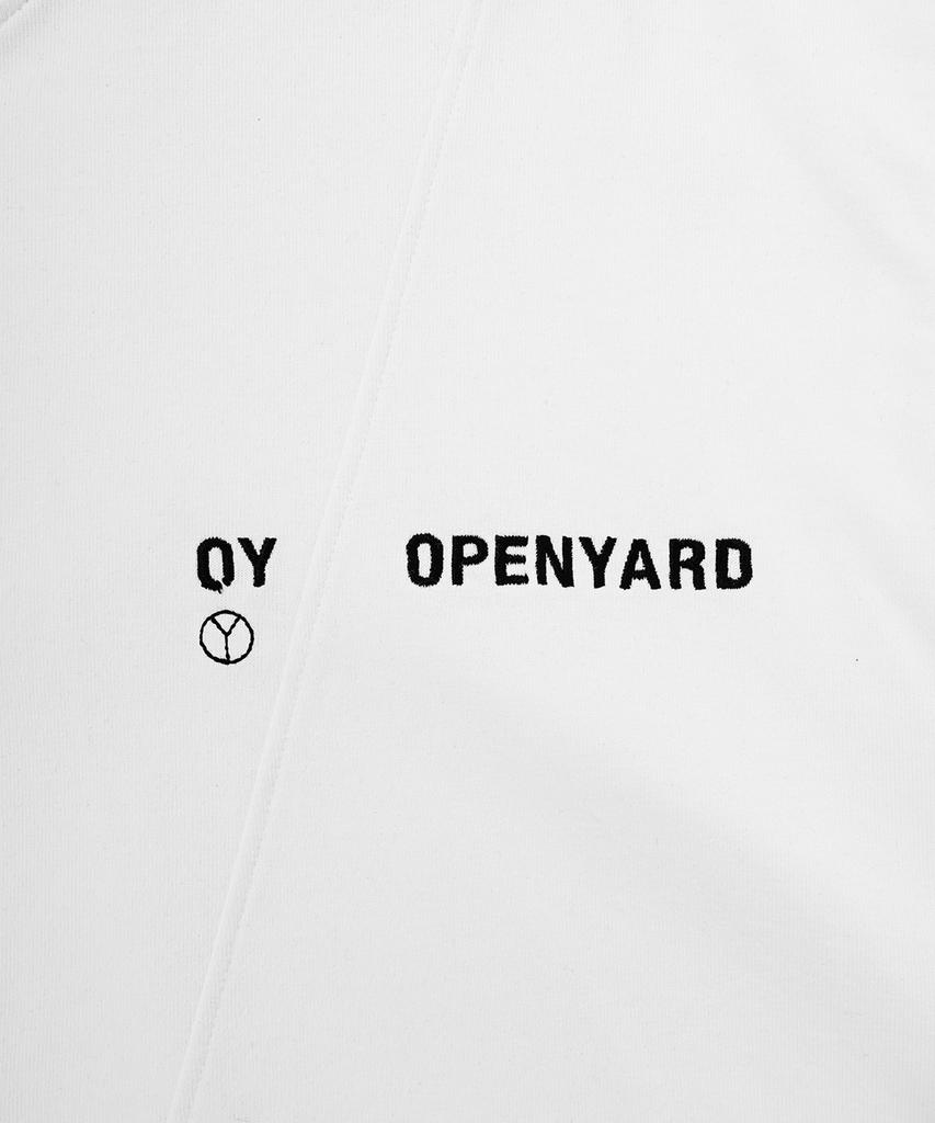 Opeunyadeu(Owai) Cut-Out Logo Collar T-White