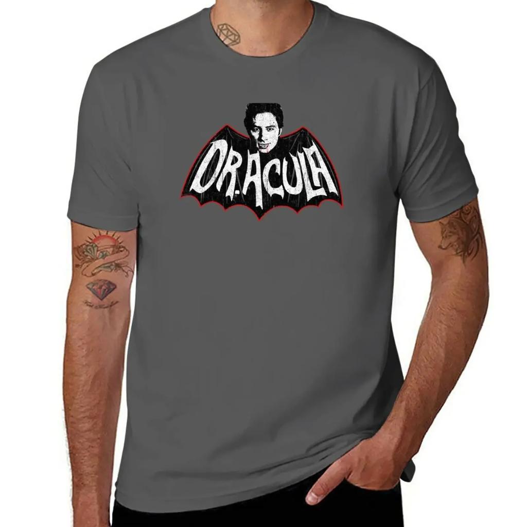 Dr Acula TShirt Plain Summer Tops Kawaii Clothes Mens Tall T Shirts