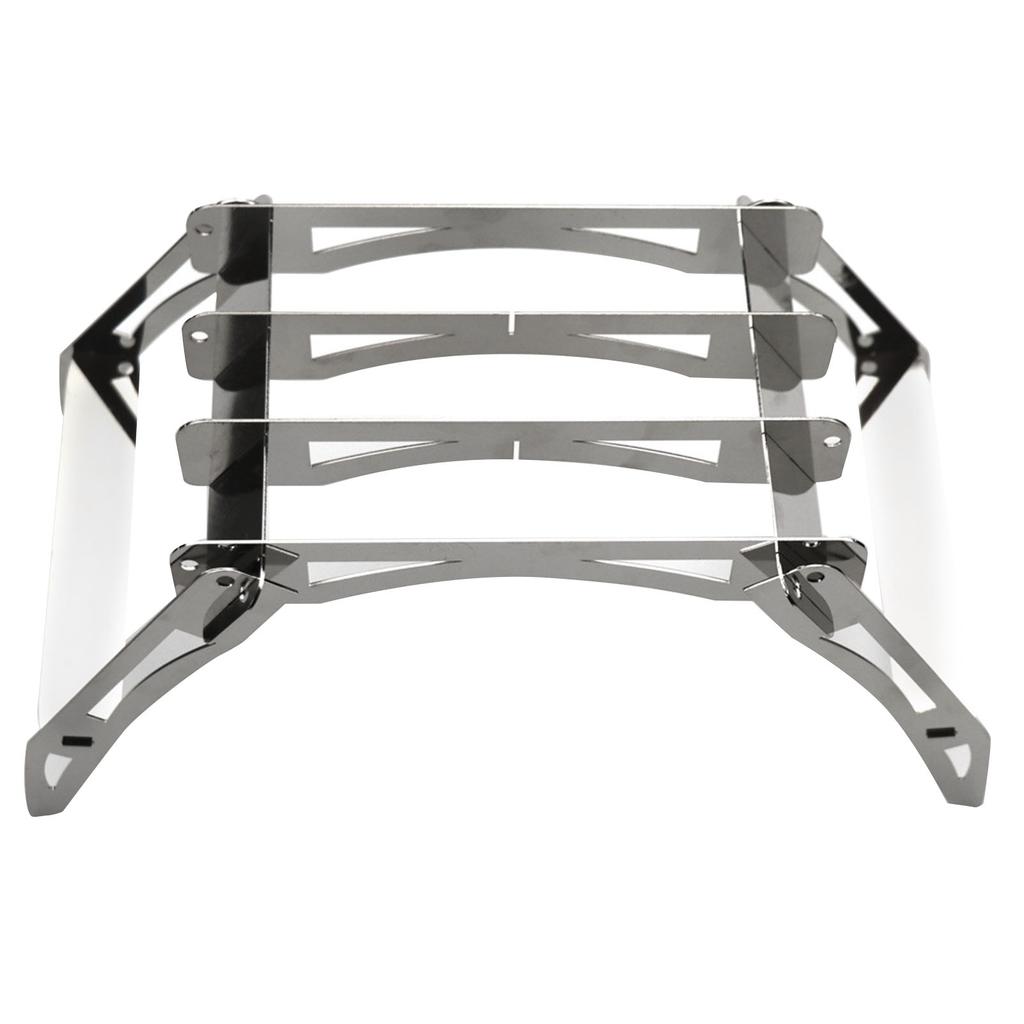 Camping Cooking Rack Stainless Steel High Hardness Foldable Portable Outdoor Folding Stove Stand for Hiking