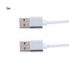 1m/1.5m/2m Portable USB to USB for Radiator Type A USB Extender USB Extension Cable USB Cable Extens Male to Male