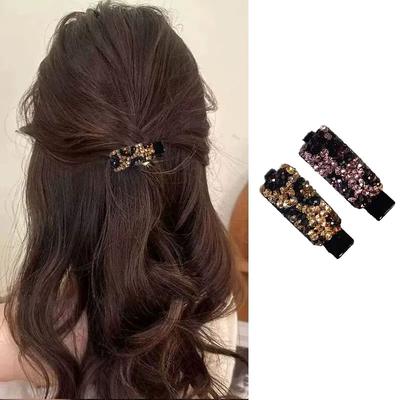 Colorful  Hair Clip Exquisite Temperament Side Bangs Hairpins Simple Fashionable Women'S Hair Clips