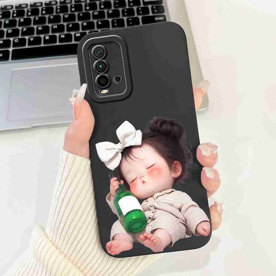 For Xiaomi Redmi 9T 6.53" Case Cute Colorful Butterfly Love Soft Silicone TPU Cover For Redmi 9T Redmi 9 Power Phone Shell Bags