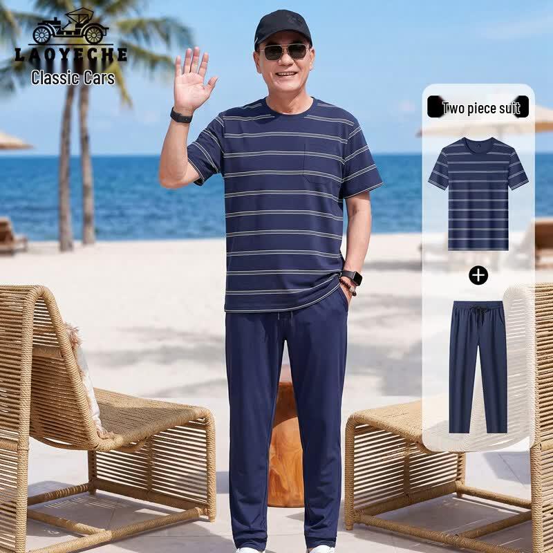 LAOYECHE Men s Summer Casual T-Shirt & Shorts Set 185