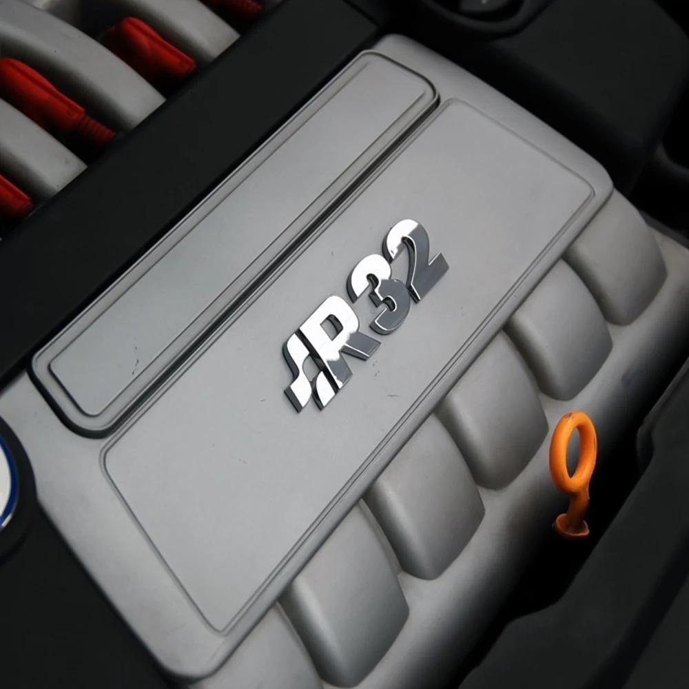 3D Metall R32 Logo Plakette Emblem Auto Aufkleber Für Golf Käfer CC EOS GTI Automobil Kofferraum Aufkleber Styling