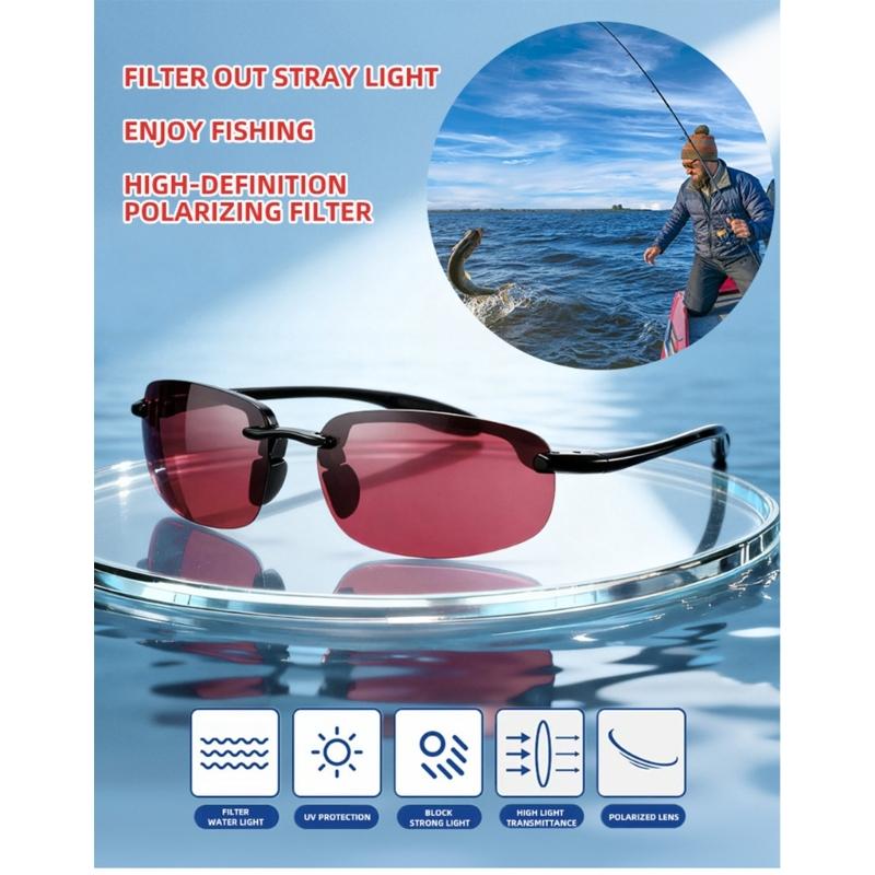 Fishing Polarized Sunglasses Sun Protecting Light weight Eyewears Sports Climbing Protective Glasses for Outdoor