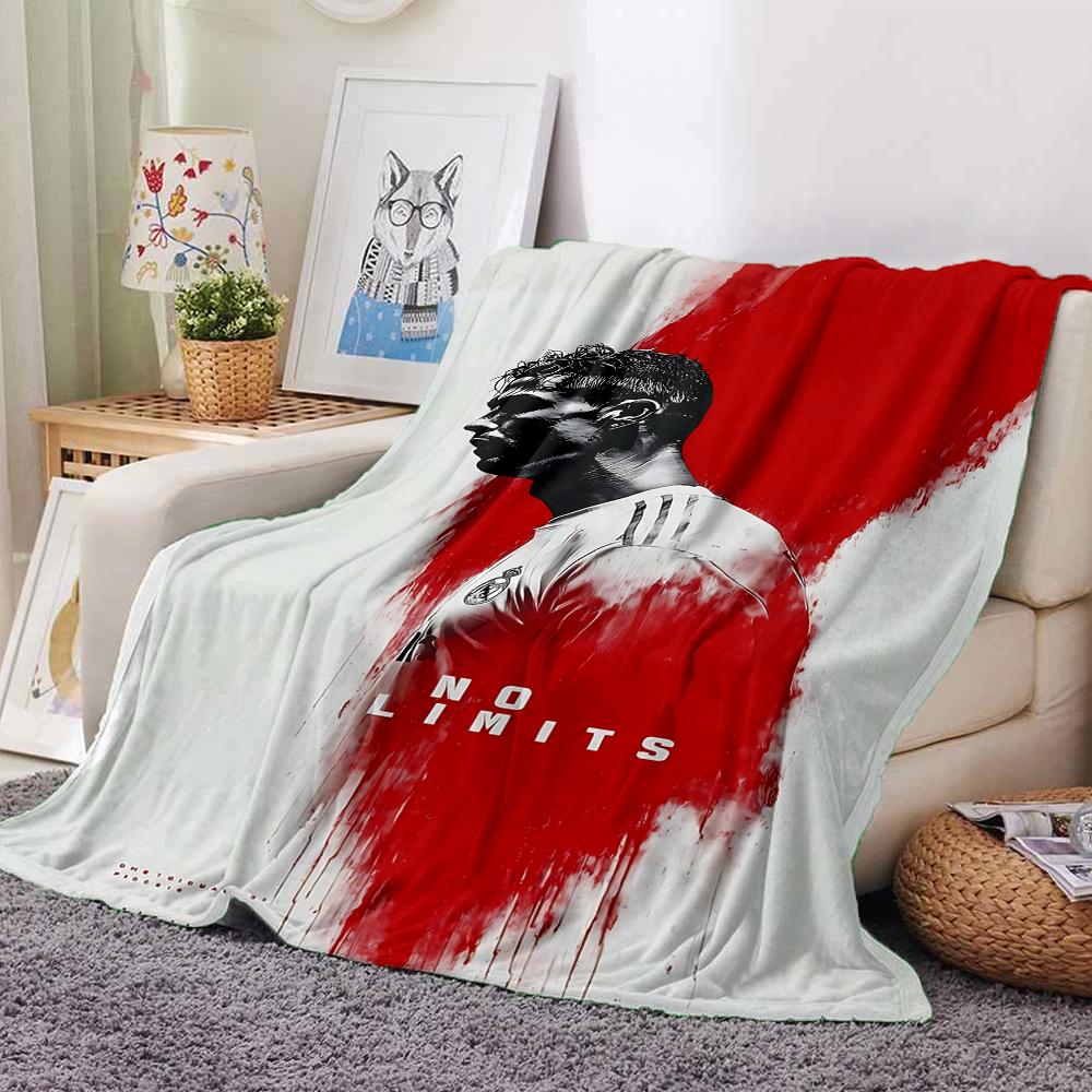 Ronaldos Number Seven Blankets Flannel Printed Breathable Warm Throw Blanket for Home Office Bedspreads 0708a146