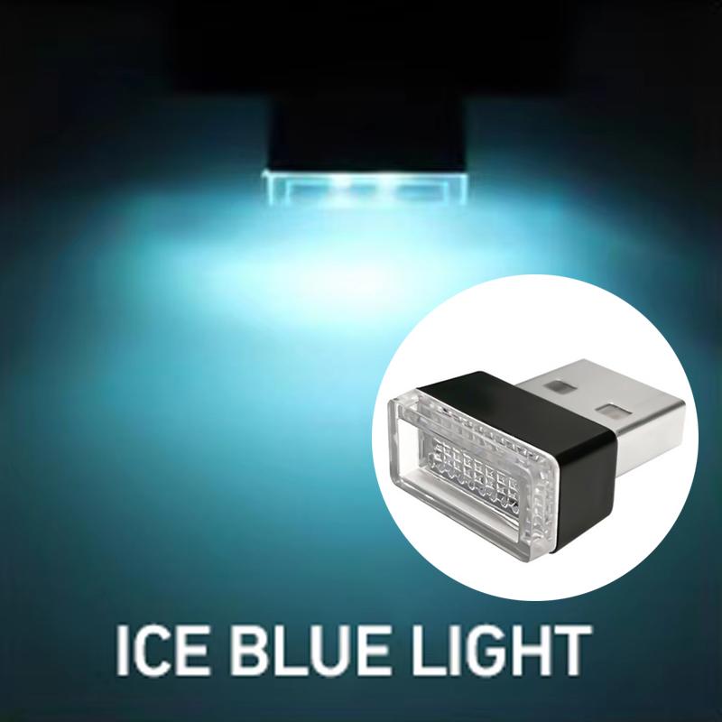 Car LED Light USB Mood Lamp Atmosphere Light Auto Interior Plug and Play Decoration Lamp Universal Ambient Lights Decorative