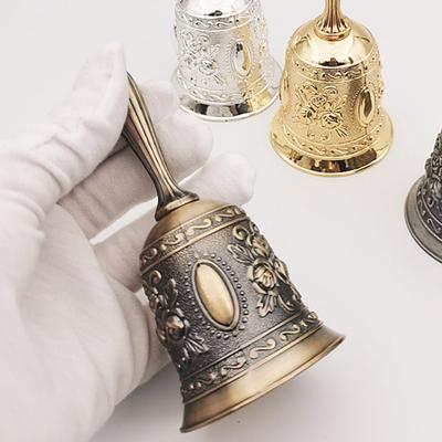 Vintage Massive Bass Handglocke Super Laut Heavy Duty Metall Schule Klassenzimmer