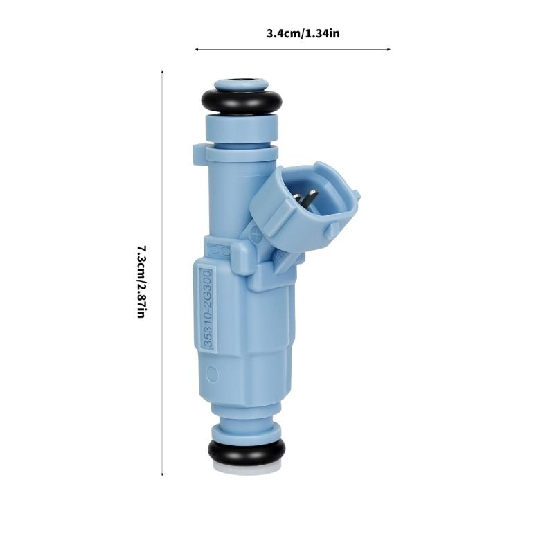4 Pieces 35310-2G300 Fuel Injection Nozzles ABS Construction Optimized Fuel Sprayer Pattern Smooth Acceleration