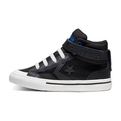 Pro Blaze Strap High Top Casual Kids Skate Shoes Kids Sneakers Black Blue 666049C