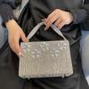 New Tassel Rhinestone Silver Bag for Bar Parties, Birthdays, Weddings, Evening Dresses, and Dinners