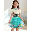 Summer Hot Sale Strawberry Print Kids Princess Dress Comfortable Casual Fruit Kids' Beach & Vacation Outfit Dress for Girls