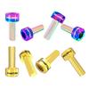 2Pcs M5 14mm for Titanium Alloy Bike Fixed Stem Bolt Bicycle Stem Round Tapered