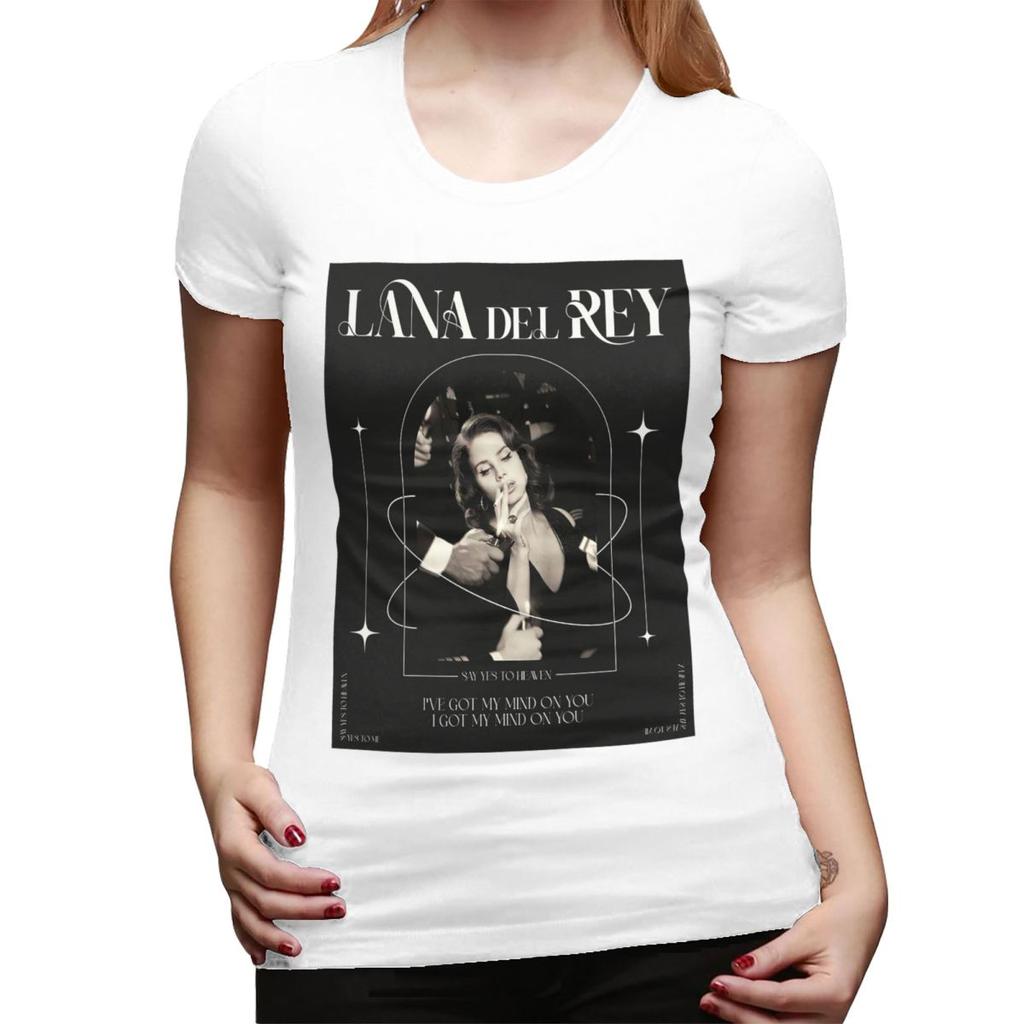 Lana Del Rey TShirt for Women Round Neck Streetwear T Shirts Womens Tees Short Summer Clothes Tops